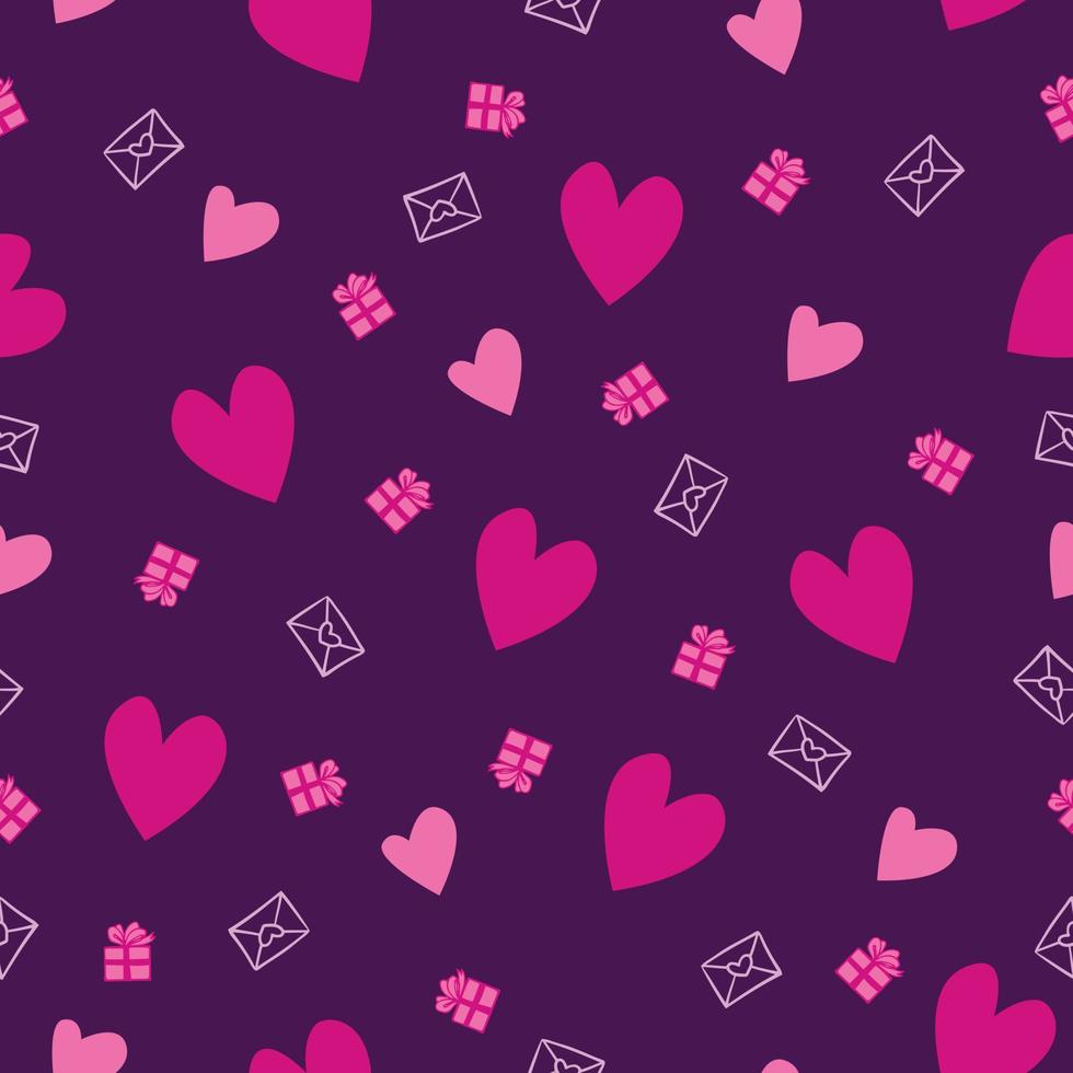Love Pattern valentine day pattern romantic pattern seamless pattern vector