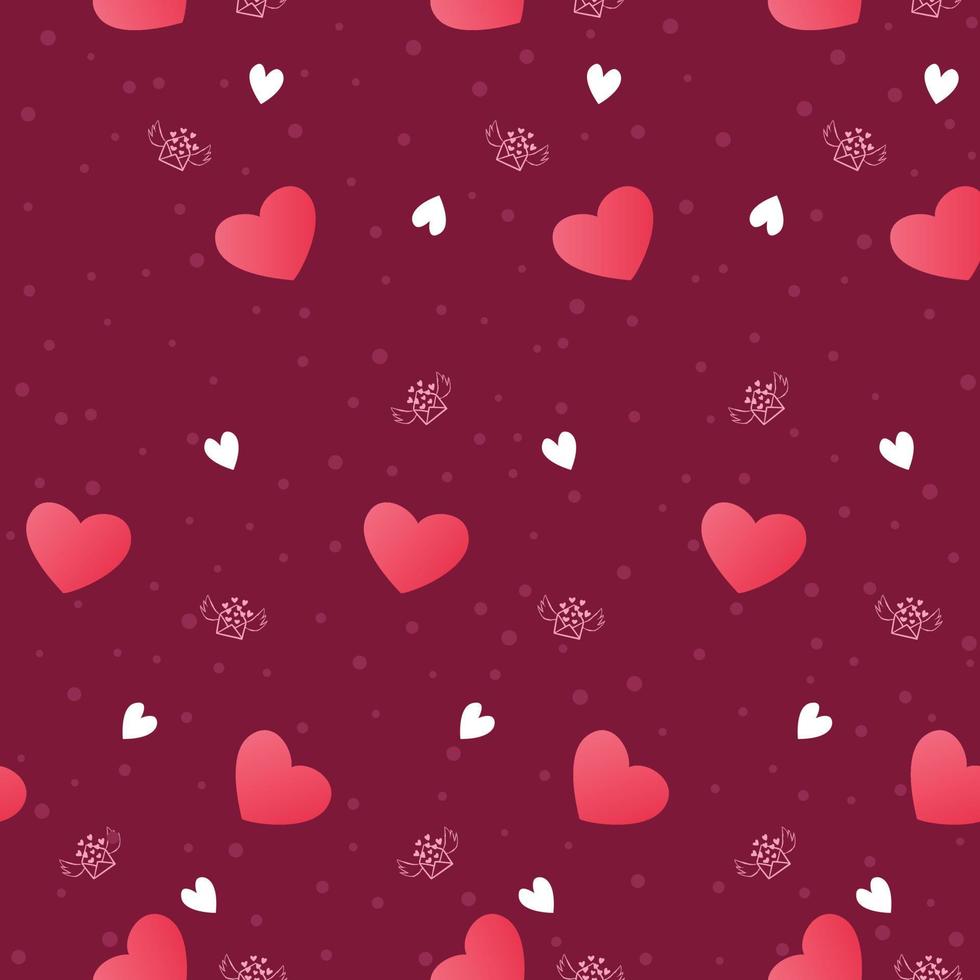 Love Pattern valentine day pattern romantic pattern seamless pattern vector
