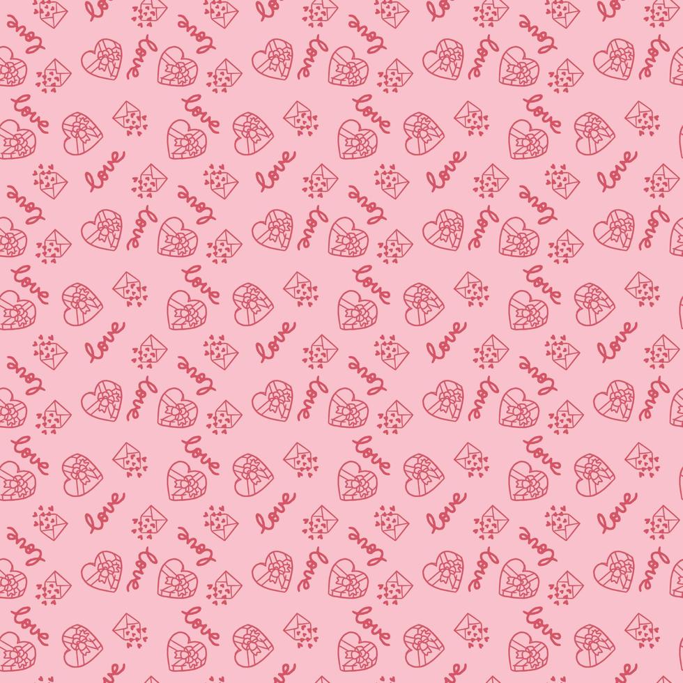Love Pattern valentine day pattern romantic pattern seamless pattern vector