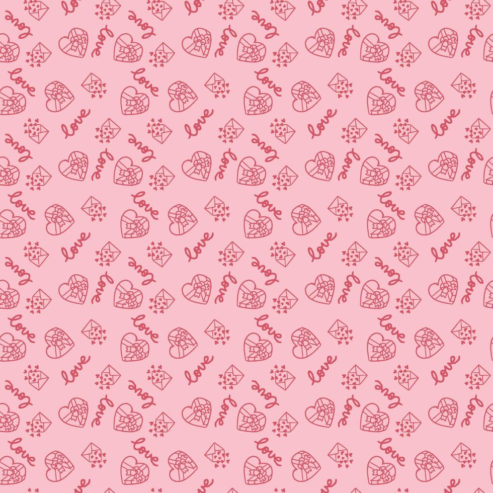 Love Pattern valentine day pattern romantic pattern seamless pattern vector