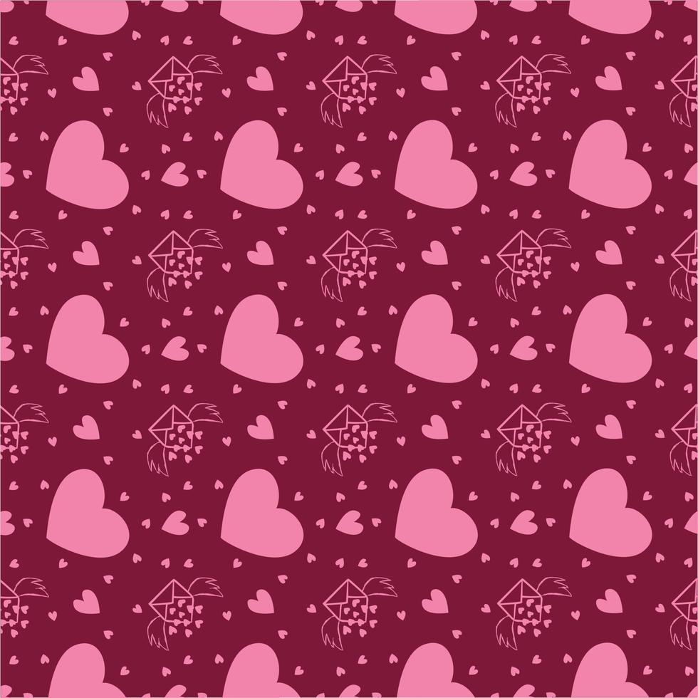 Love Pattern valentine day pattern romantic pattern seamless pattern vector