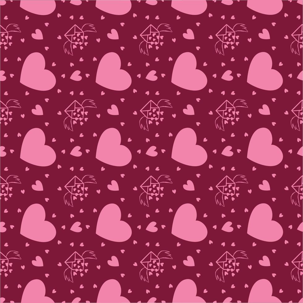 Love Pattern valentine day pattern romantic pattern seamless pattern vector