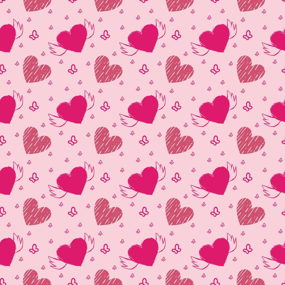 Love Pattern valentine day pattern romantic pattern seamless pattern vector