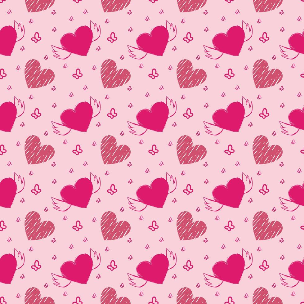 Love Pattern valentine day pattern romantic pattern seamless pattern vector