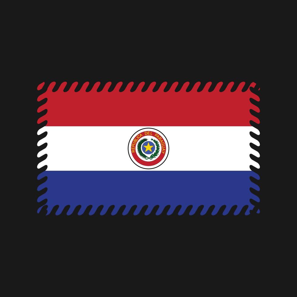 vector de la bandera paraguaya. bandera nacional