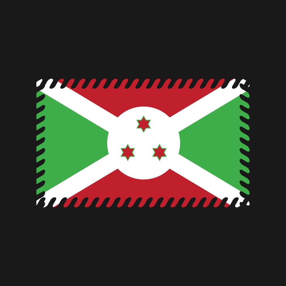 Burundi Flag Vector. National Flag vector