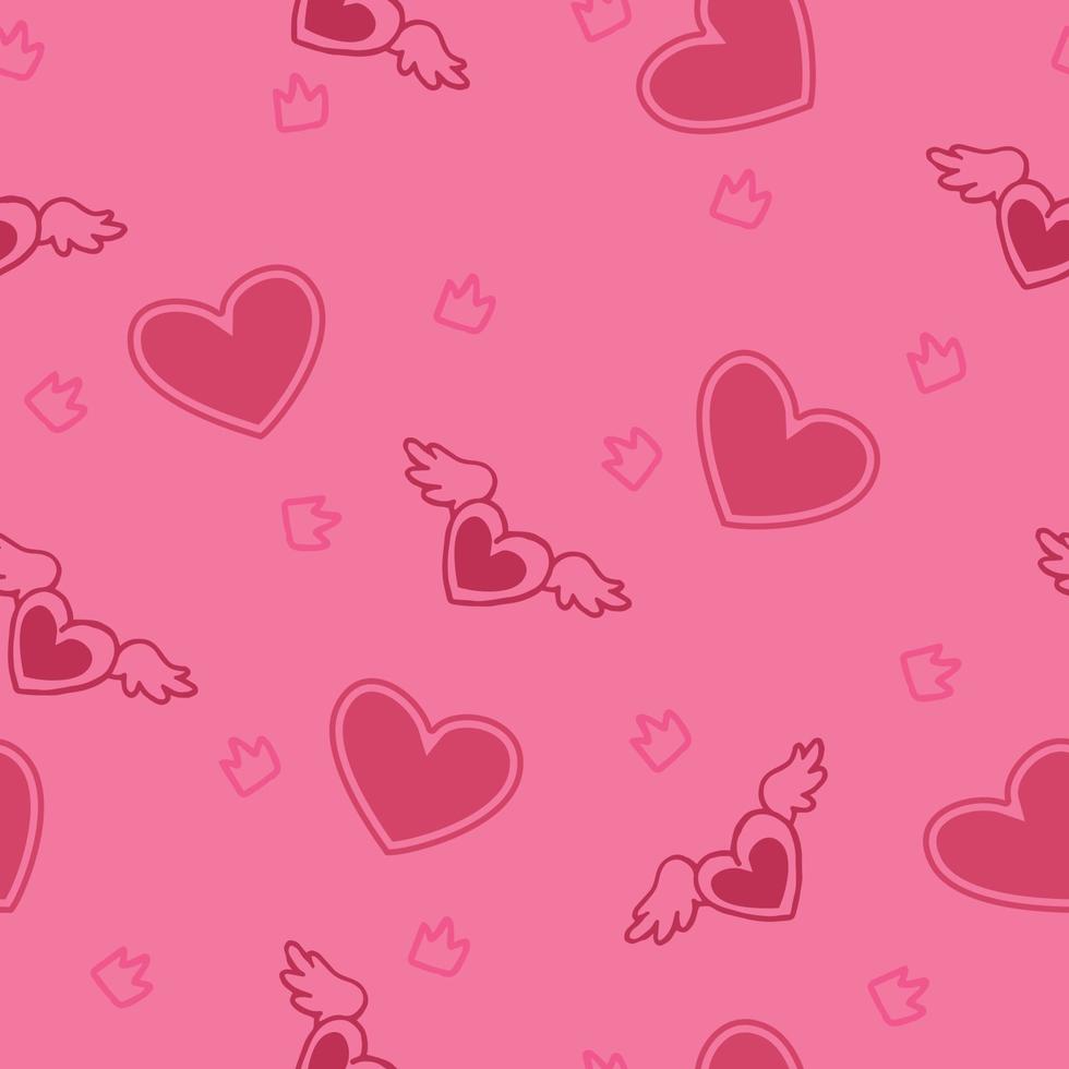Love Pattern valentine day pattern romantic pattern seamless pattern vector