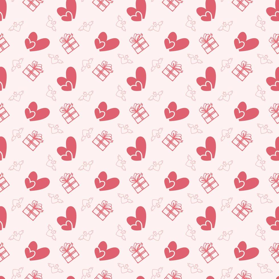 Love Pattern valentine day pattern romantic pattern seamless pattern vector