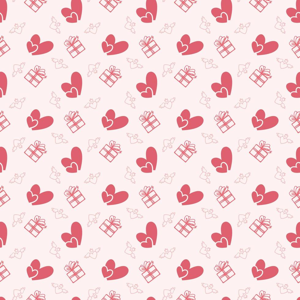 Love Pattern valentine day pattern romantic pattern seamless pattern vector