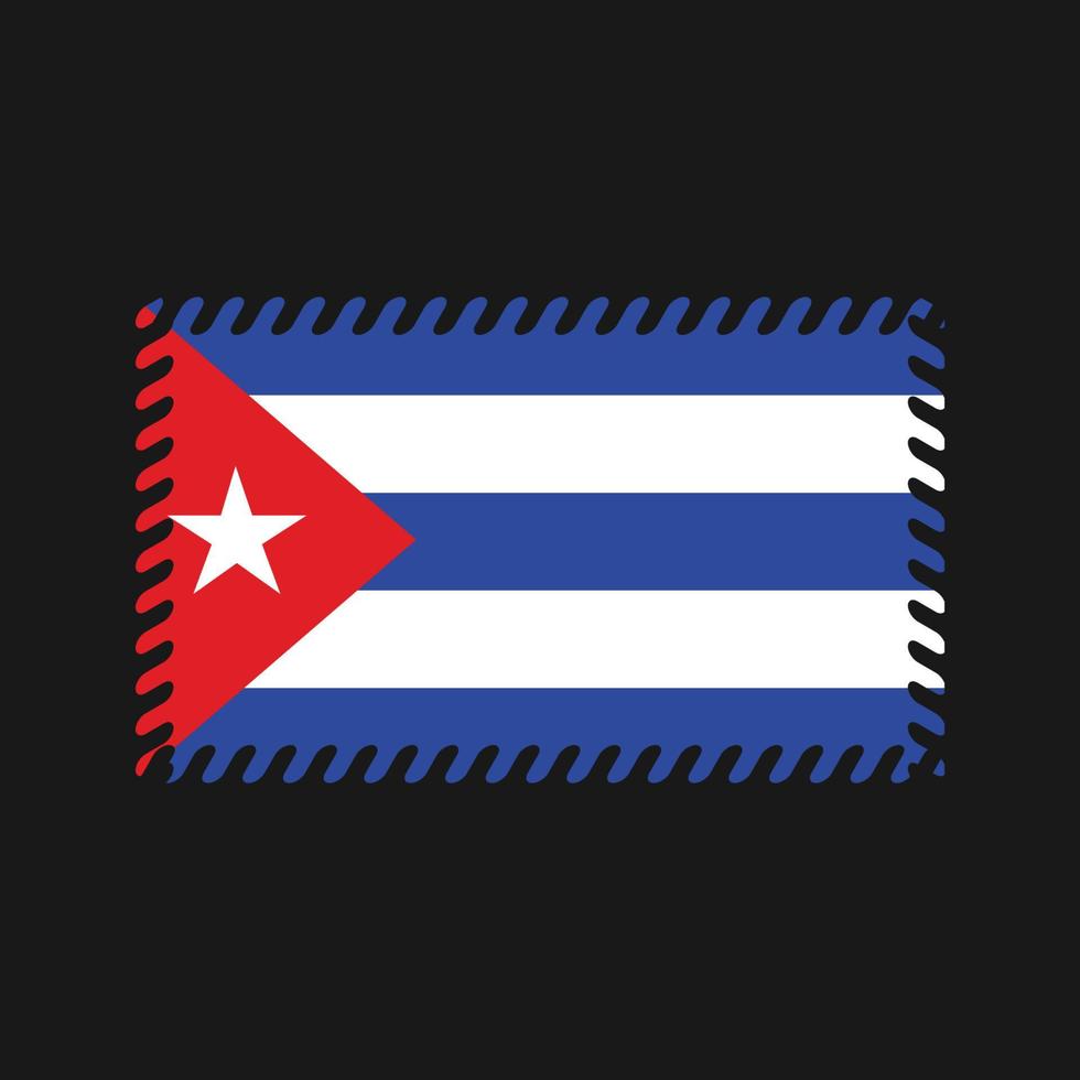 vector de la bandera cubana. bandera nacional