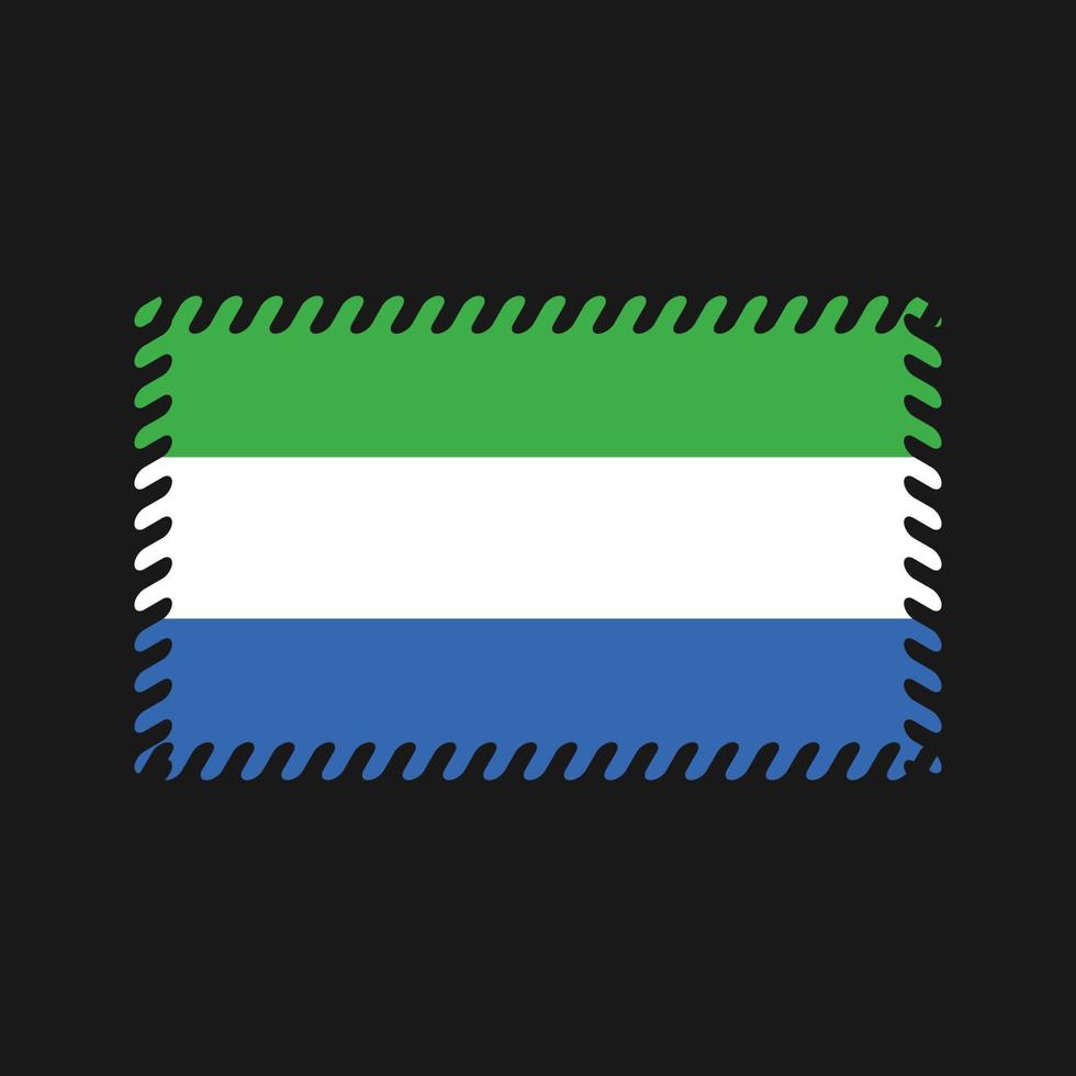 Sierra Leone Flag Vector. National Flag vector