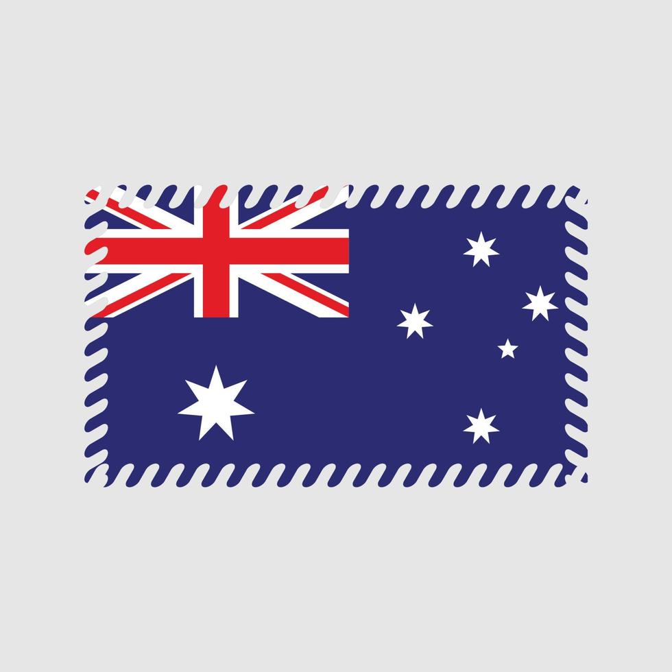 vector de la bandera de australia. bandera nacional