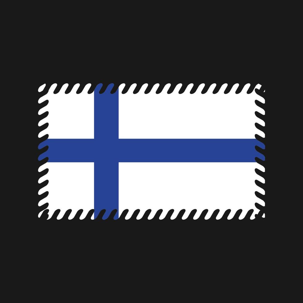 vector de la bandera de finlandia. bandera nacional