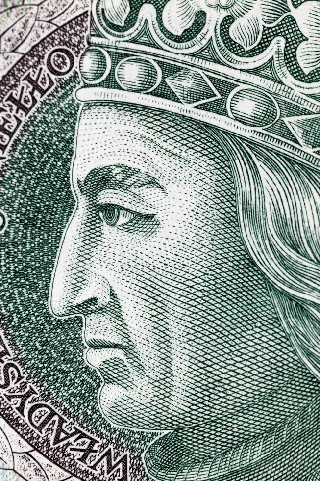 Polish Zloty closeup photo