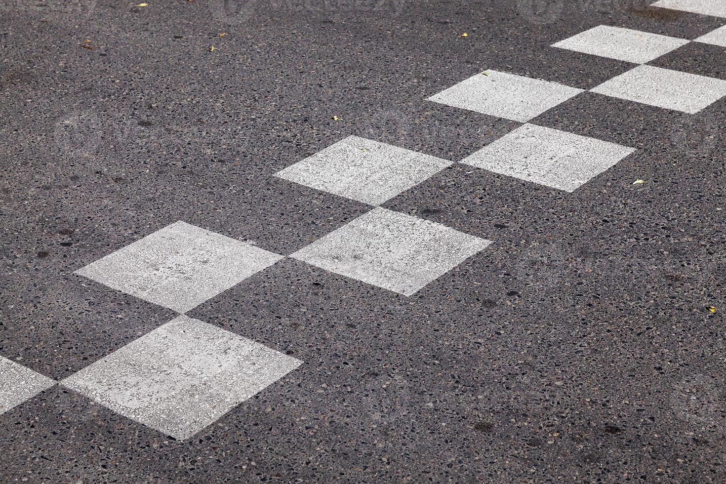 road markings, close-up photo