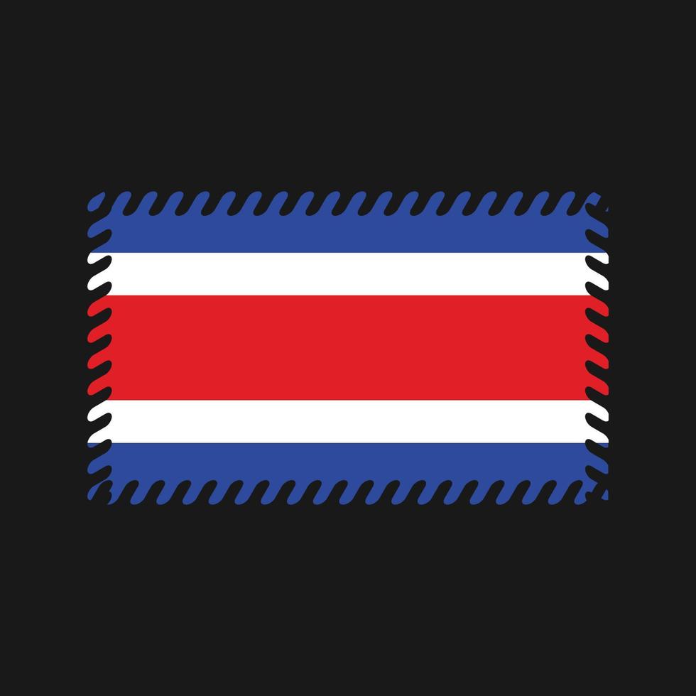 vector de la bandera de costa rica. bandera nacional