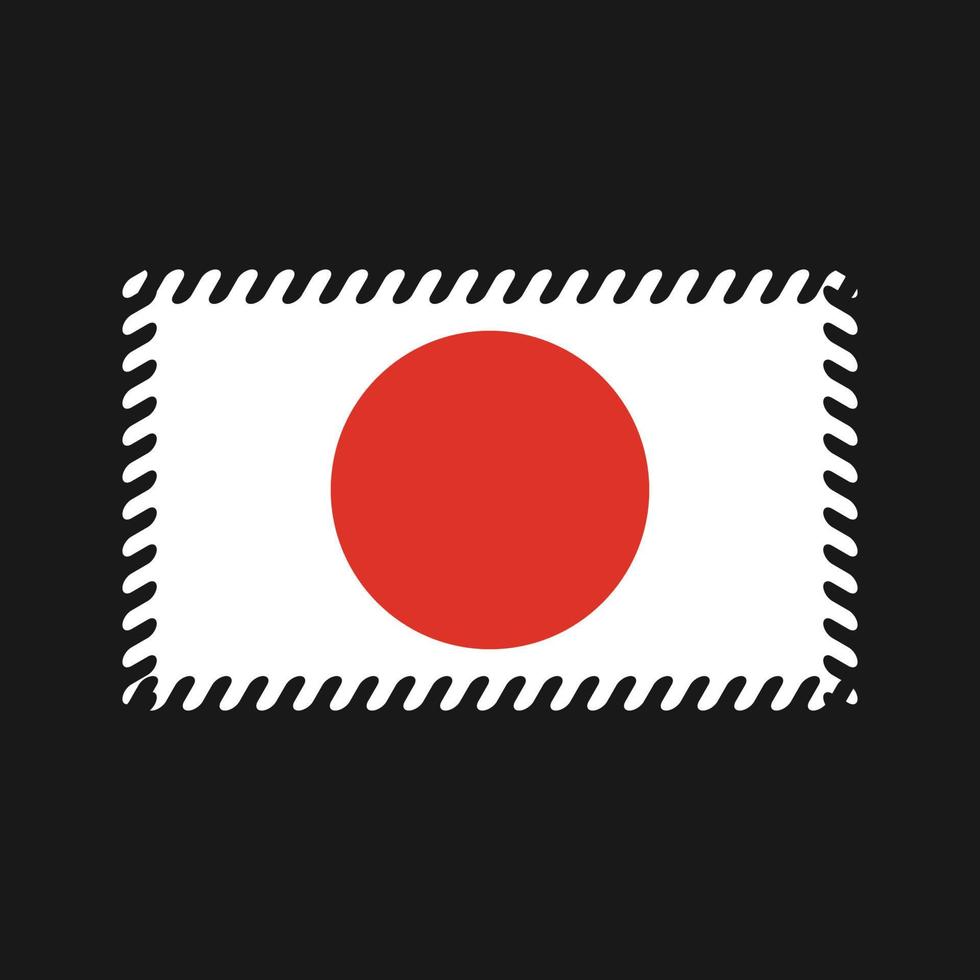 vector de bandera de japón. bandera nacional