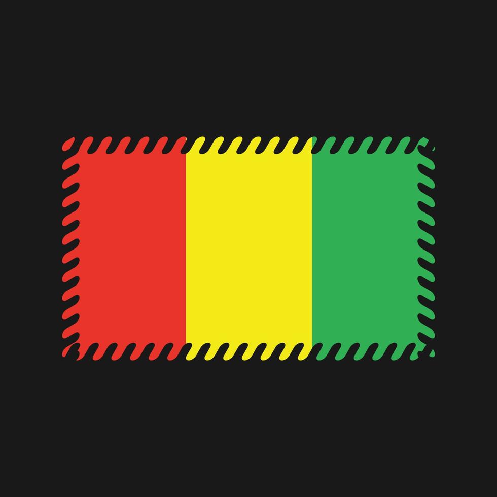 Guinea Flag Vector. National Flag vector