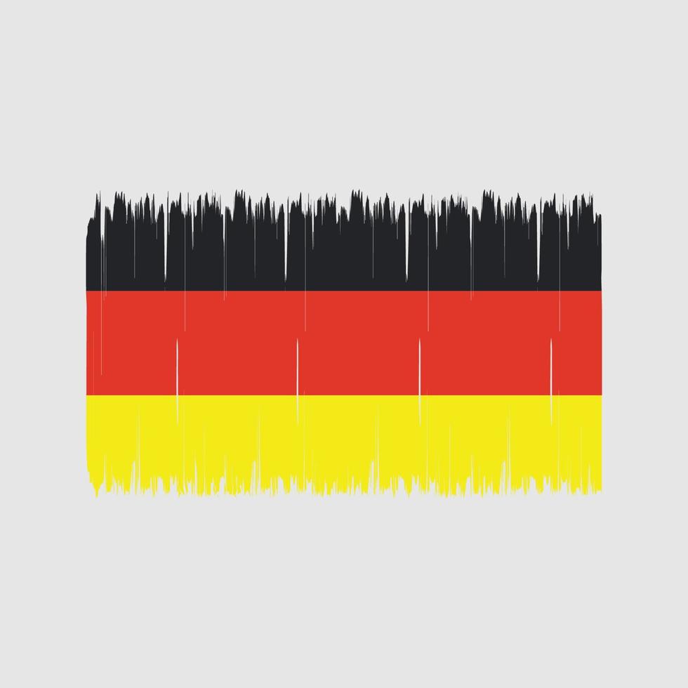 Germany Flag Brush. National Flag vector