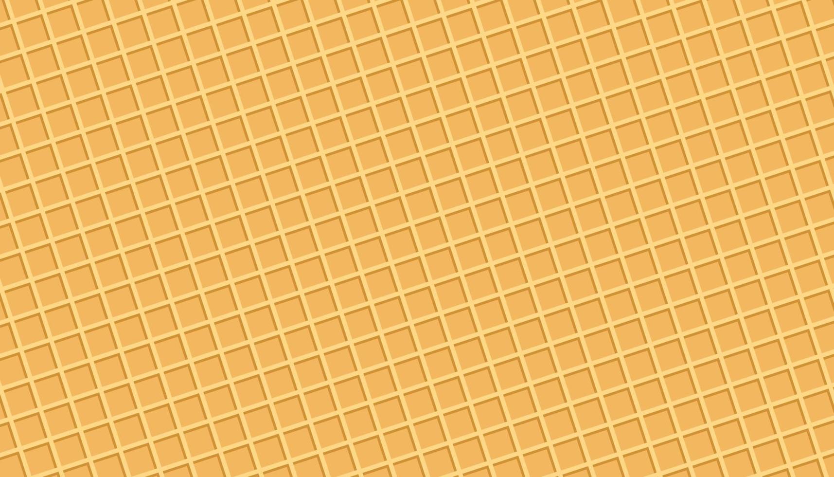 Ice cream texture waffle background. Glazed wafer sweet cake texture. Vector background template for banner with space for text