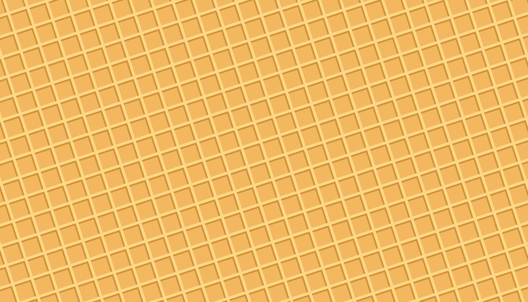 Ice cream texture waffle background. Glazed wafer sweet cake texture. Vector background template for banner with space for text