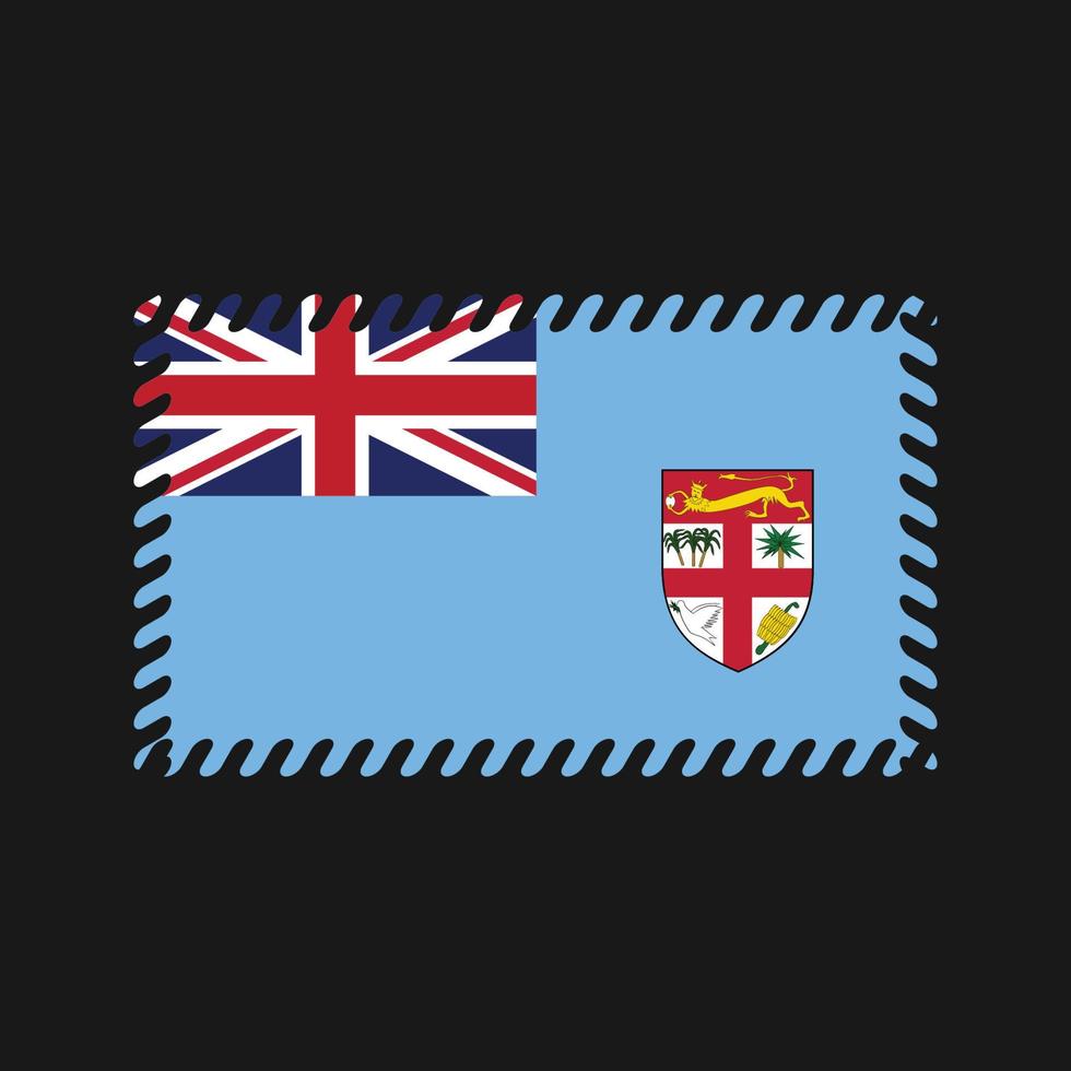 vector de la bandera de fiyi. bandera nacional
