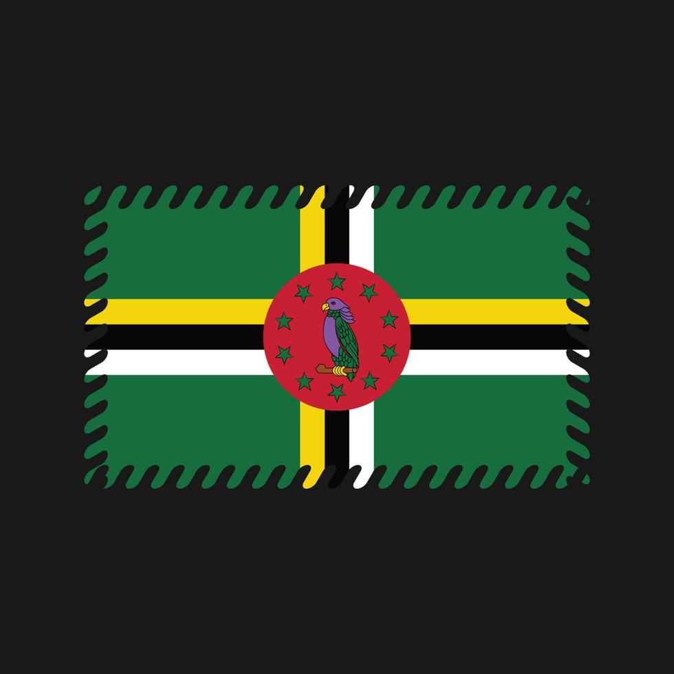 Dominica Flag Vector. National Flag vector