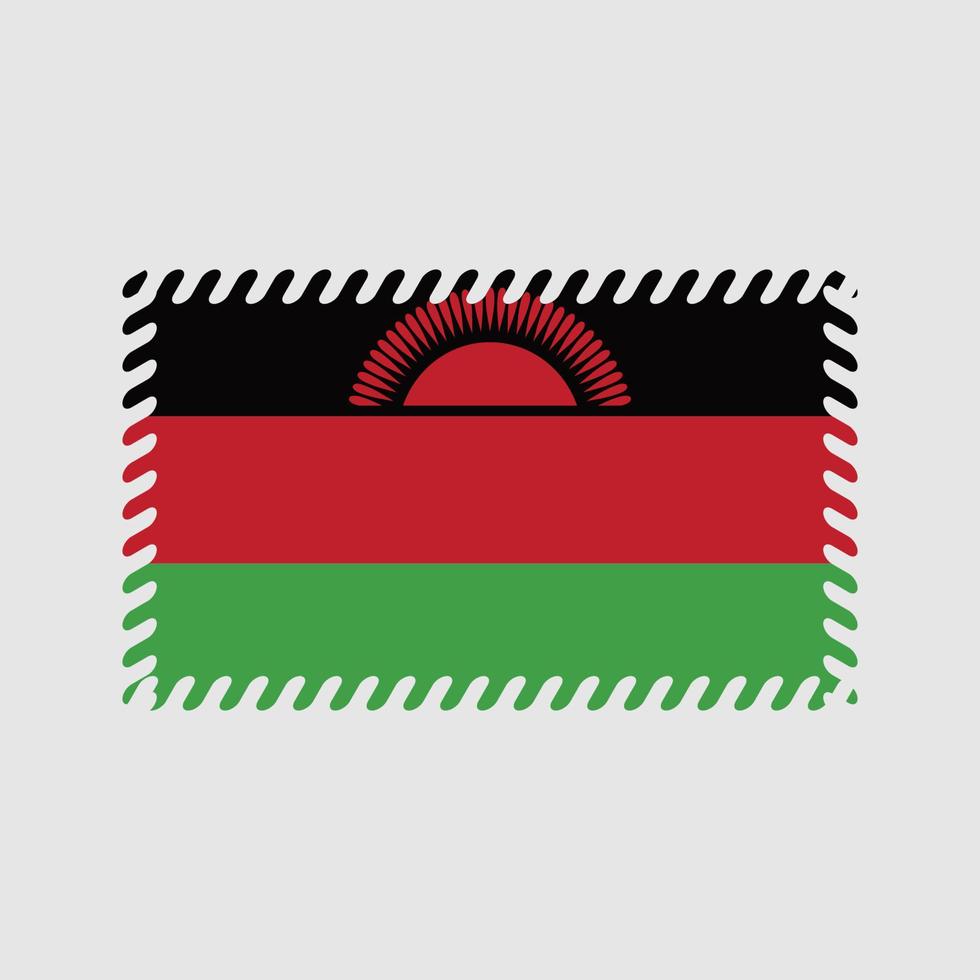 Malawi Flag Vector. National Flag vector