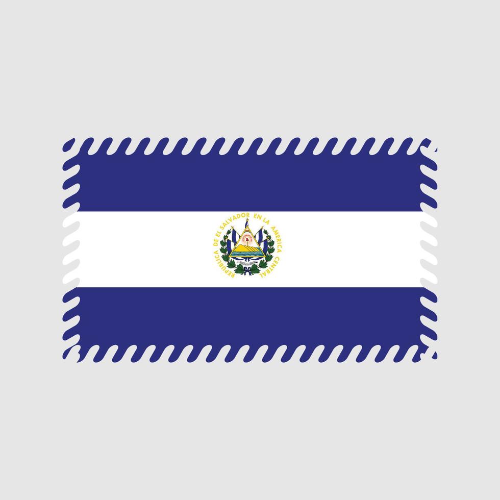 El Salvador Flag Vector. National Flag vector