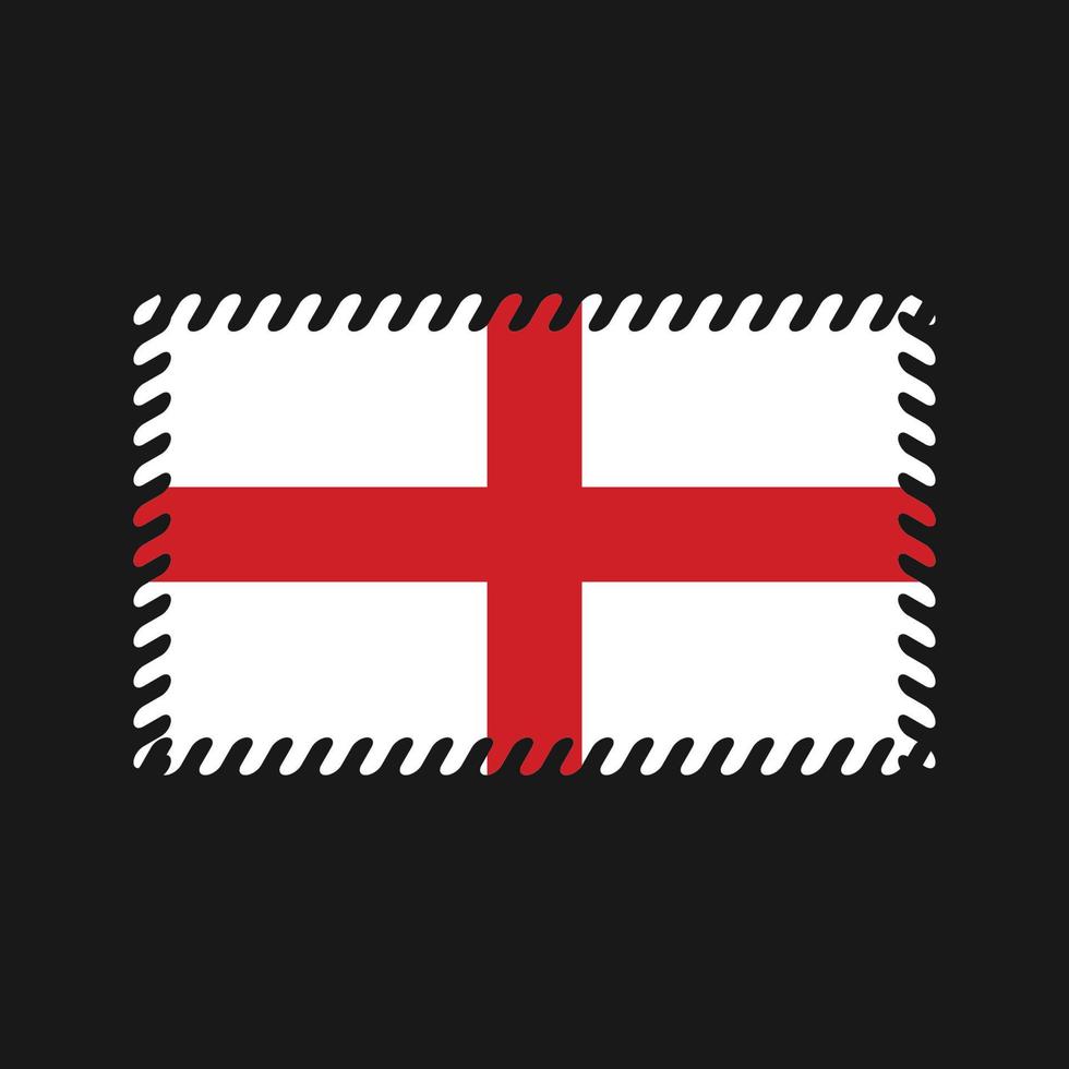 vector de la bandera de inglaterra. bandera nacional