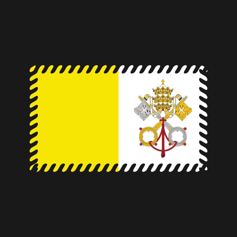 Vatican Flag Vector. National Flag vector