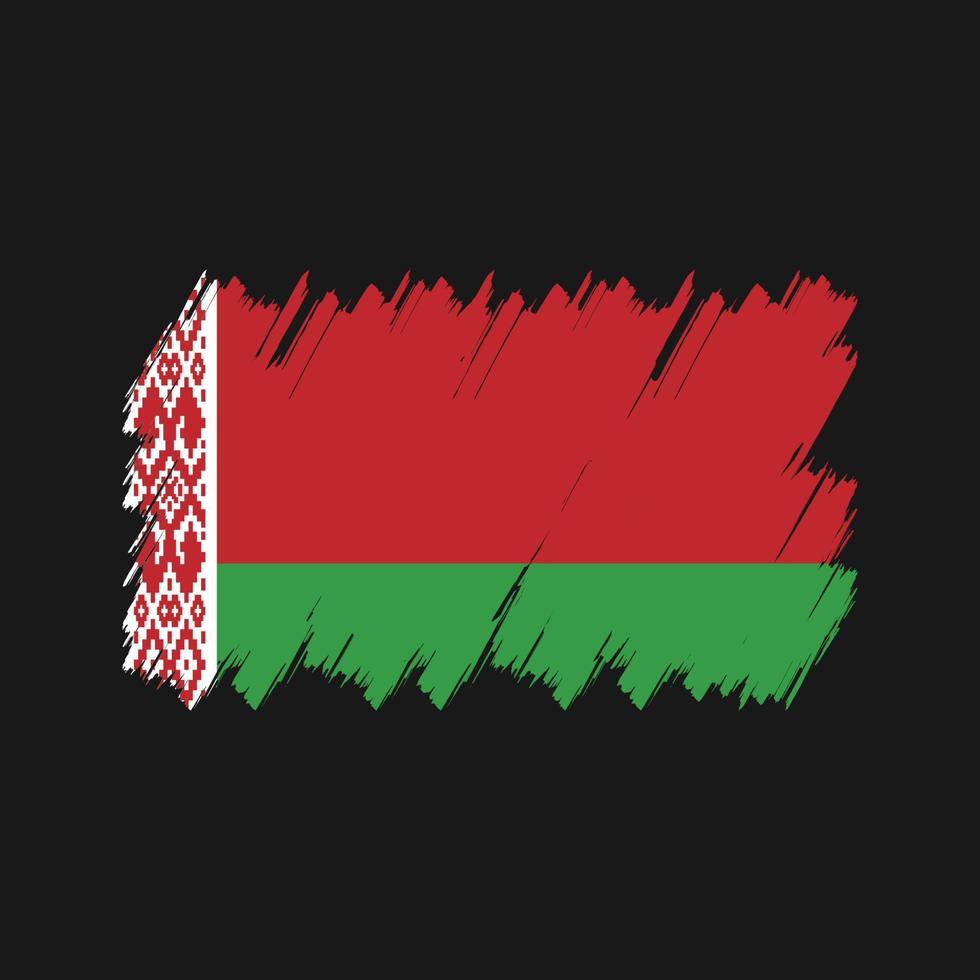 Belarus Flag Brush Vector. National Flag vector