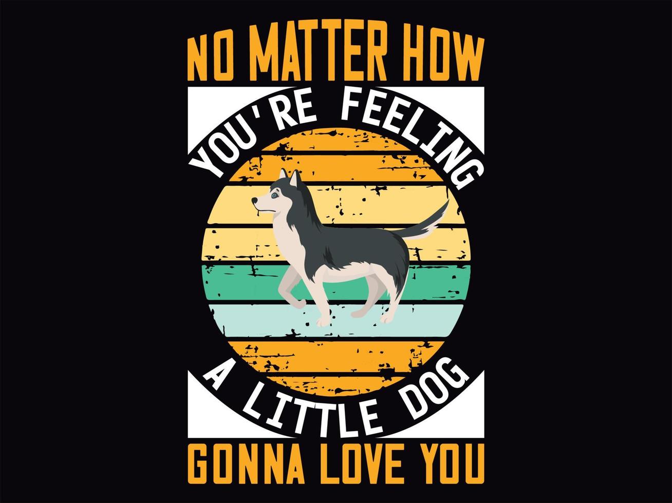 Dog t-shirt design vector file