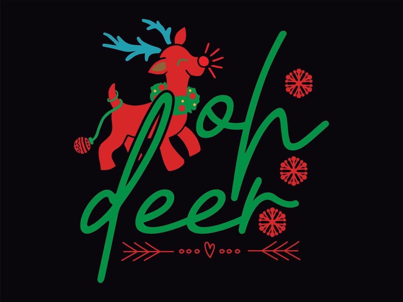Christmas t-shirt design vector file