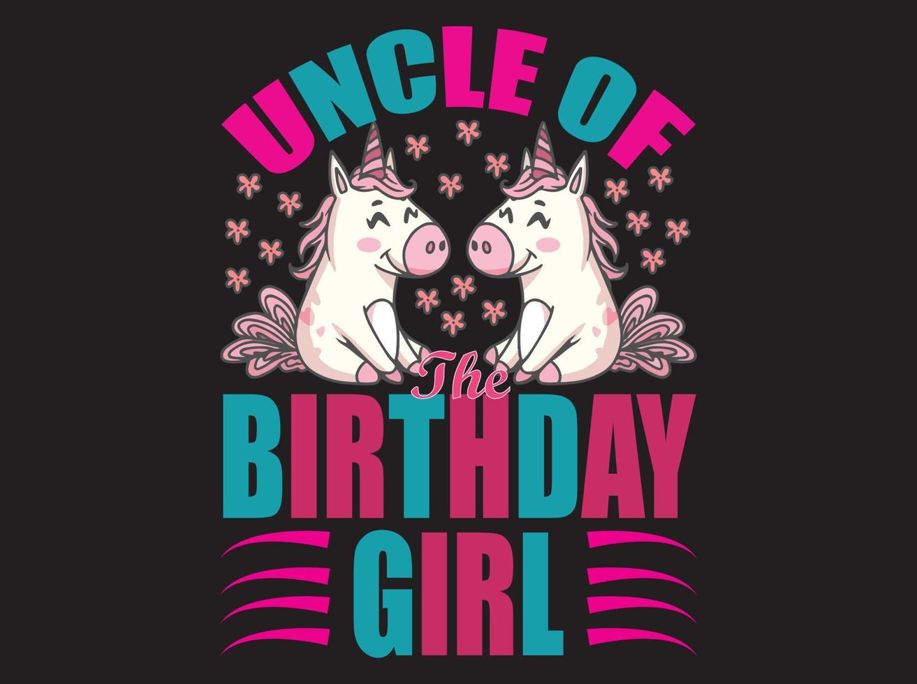 Unicorn t-shirt  design vector file