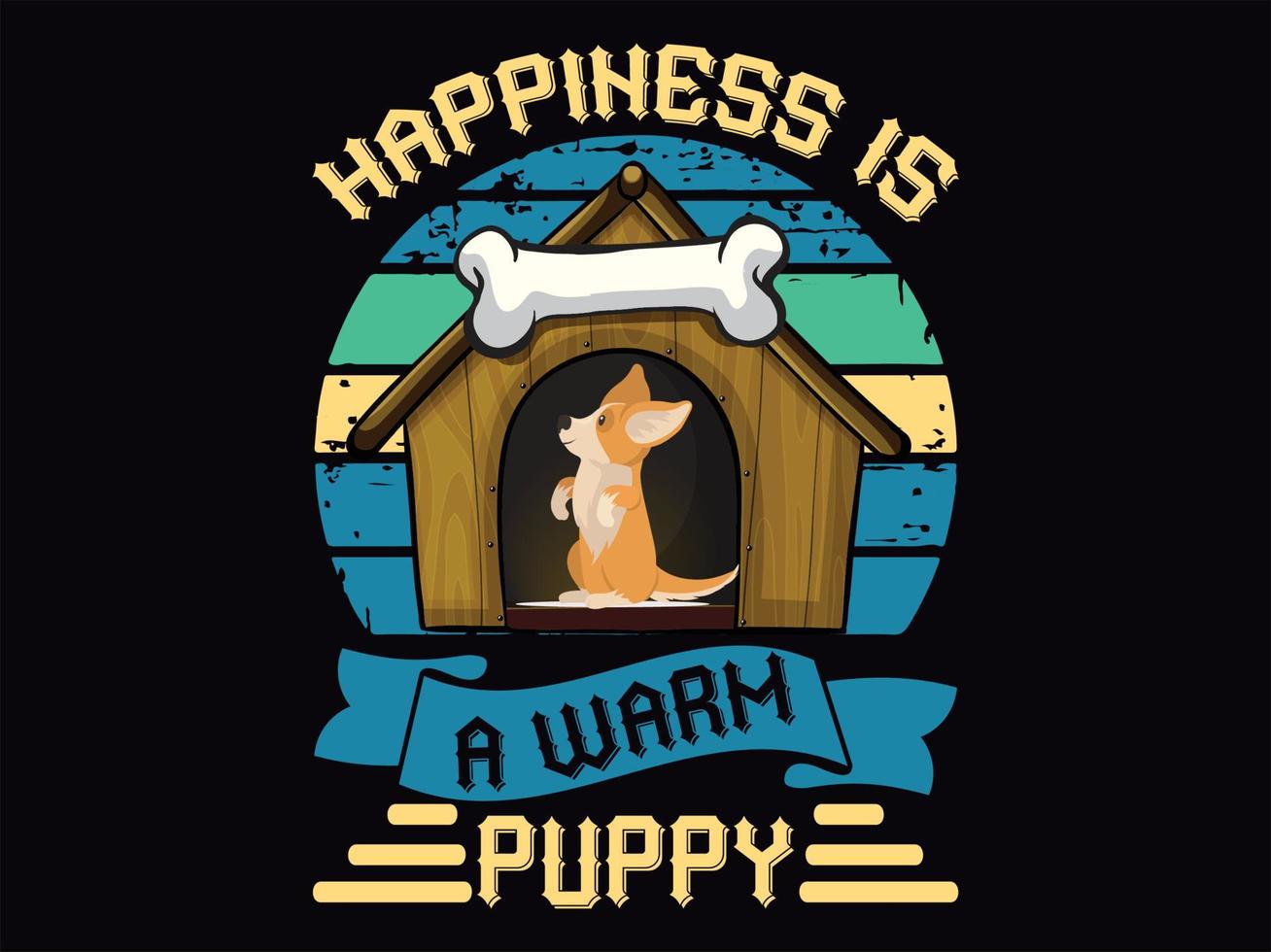 Dog t-shirt design vector file