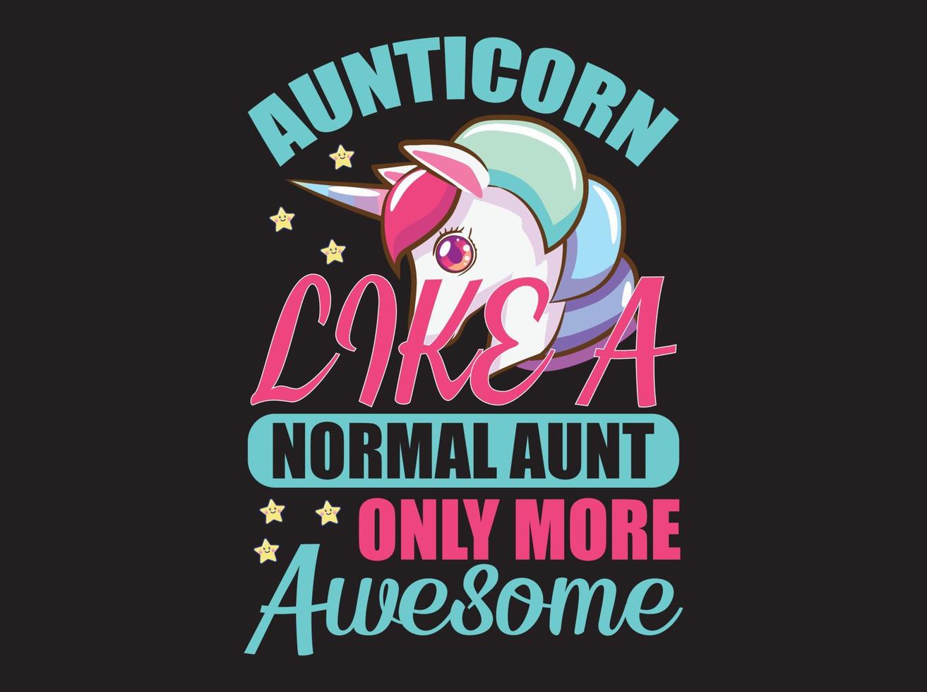 Unicorn t-shirt  design vector file