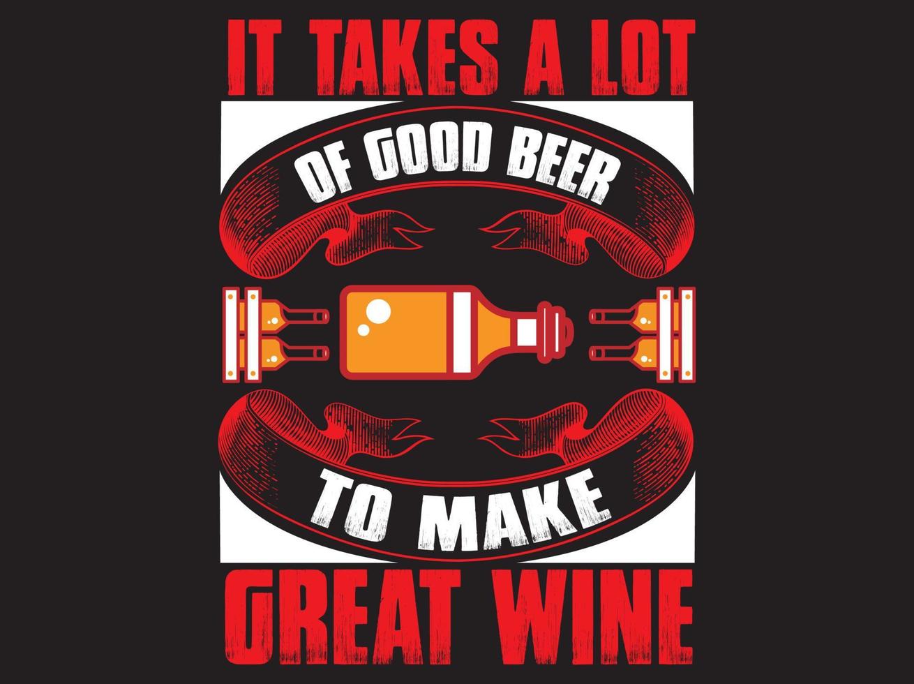 Wine t-shirt design vector file