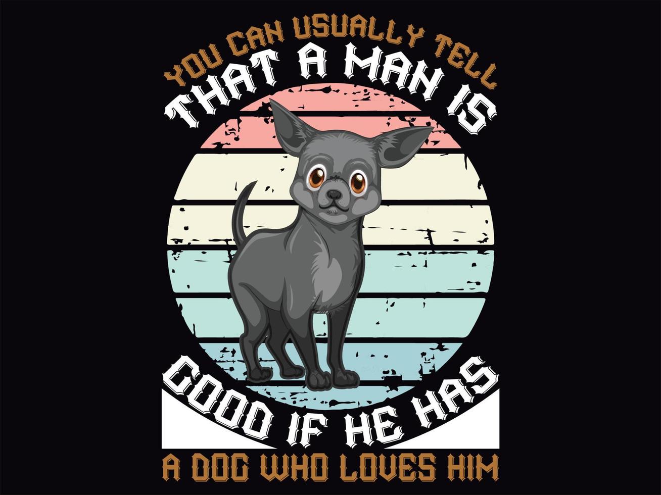 Dog t-shirt design vector file