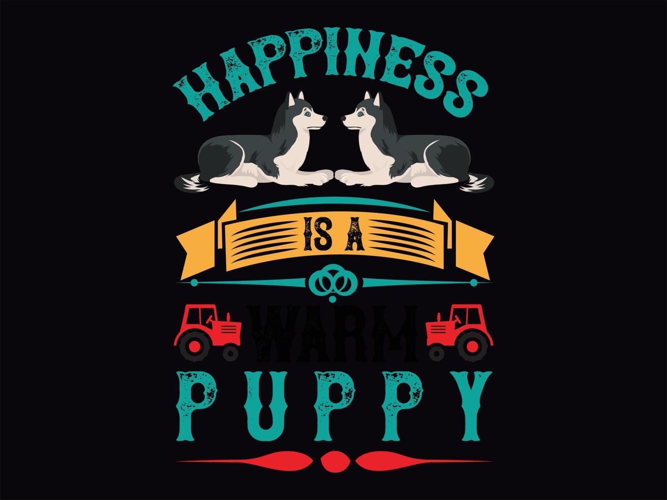 Dog t-shirt design vector file