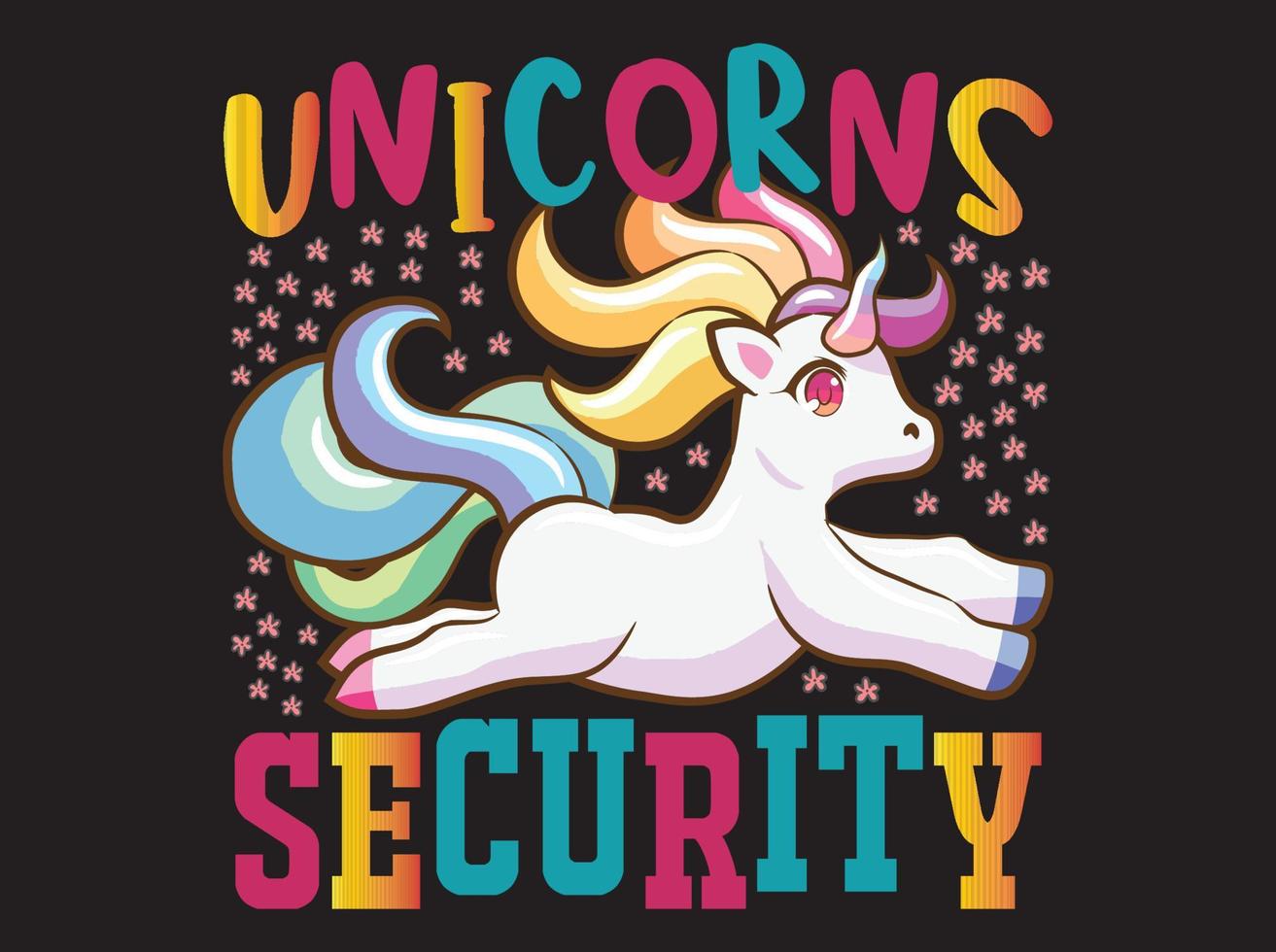 Unicorn t-shirt  design vector file