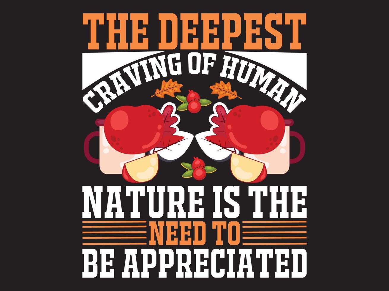 Thanksgiving t-shirt design vector file