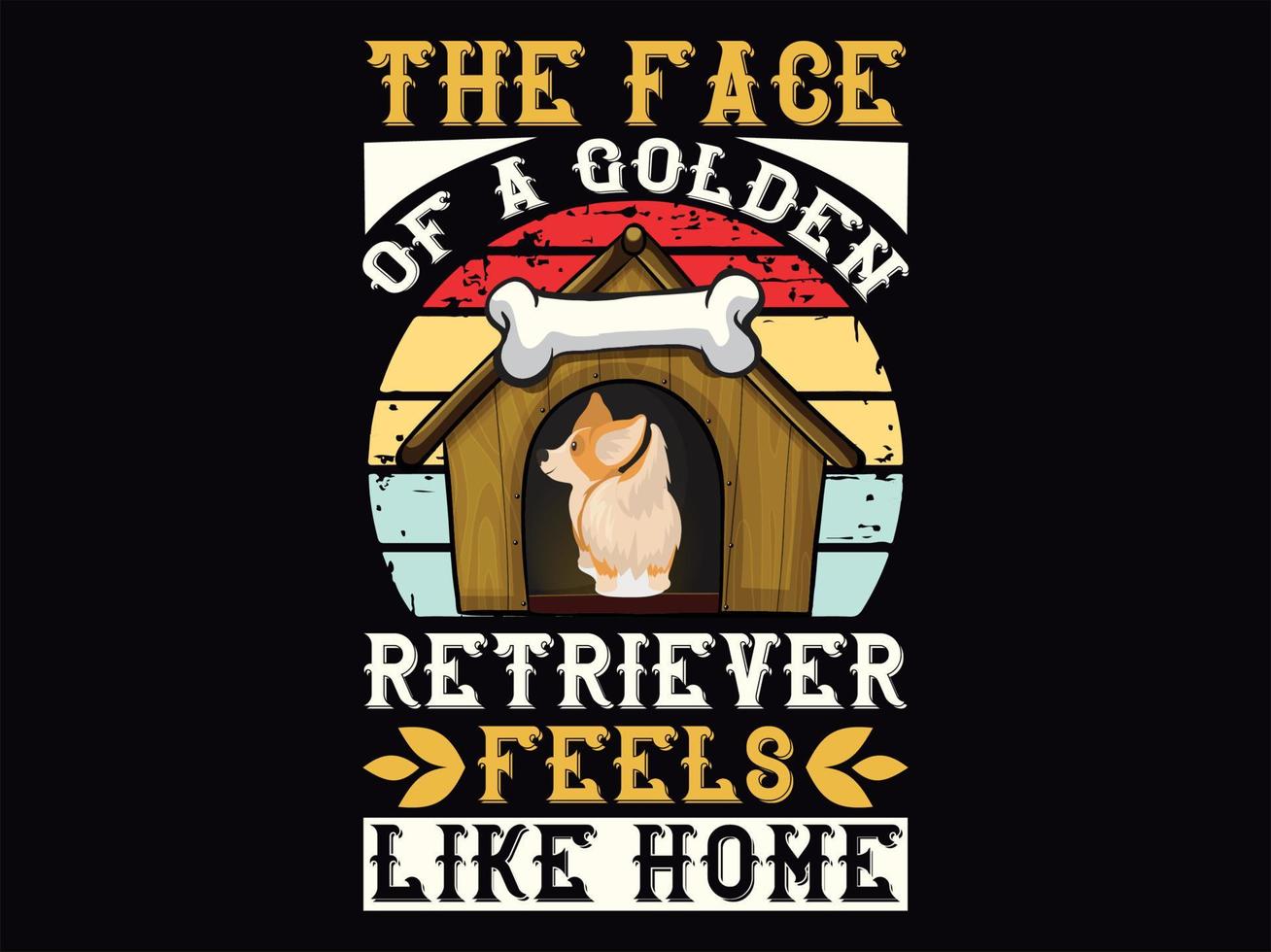 Dog t-shirt design vector file