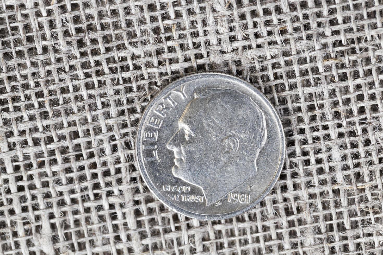 10 cents, close up photo