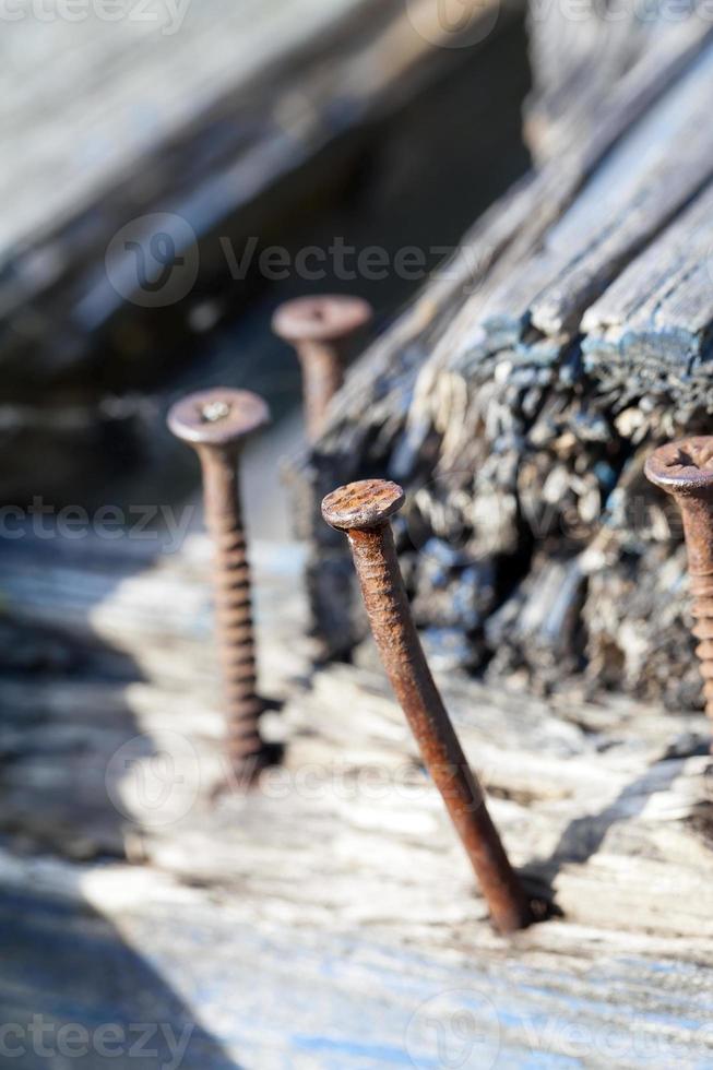 old rusty screw photo