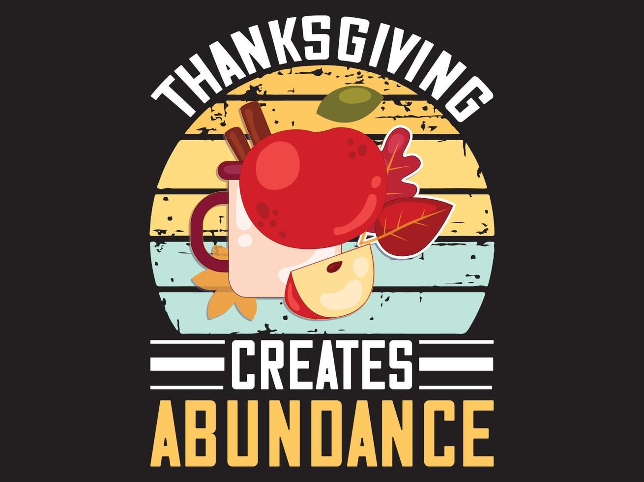 Thanksgiving t-shirt design vector file