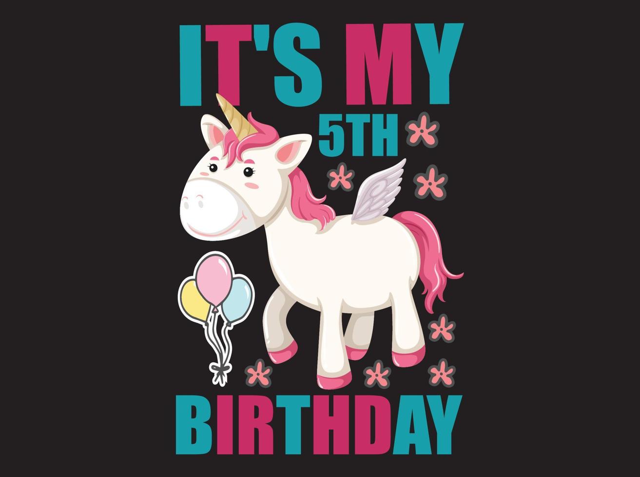 Unicorn t-shirt  design vector file