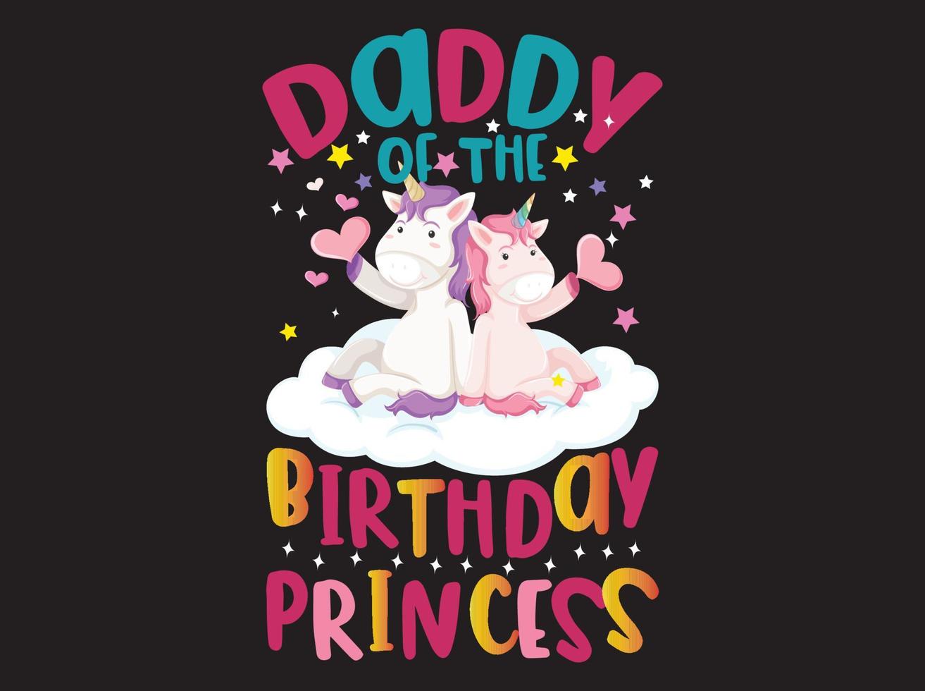 Unicorn t-shirt  design vector file