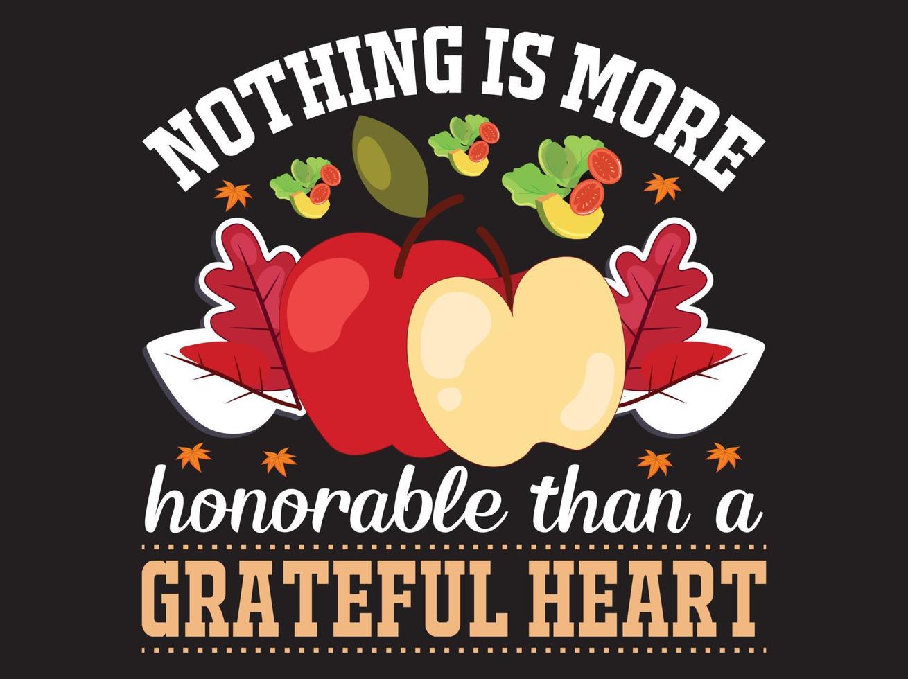 Thanksgiving t-shirt design vector file