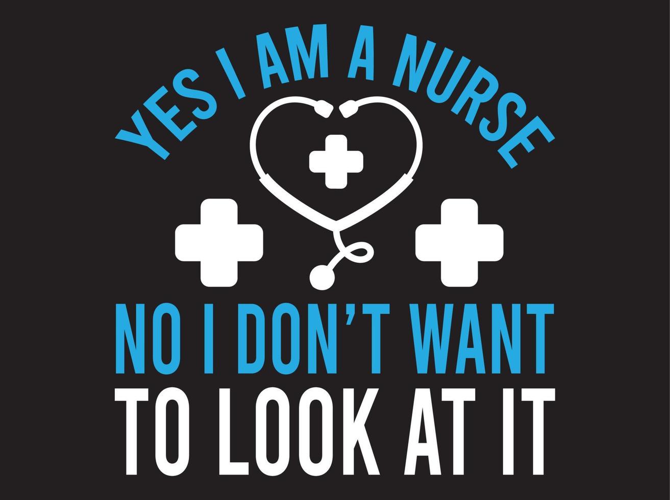 Nurse t-shirt design vector file